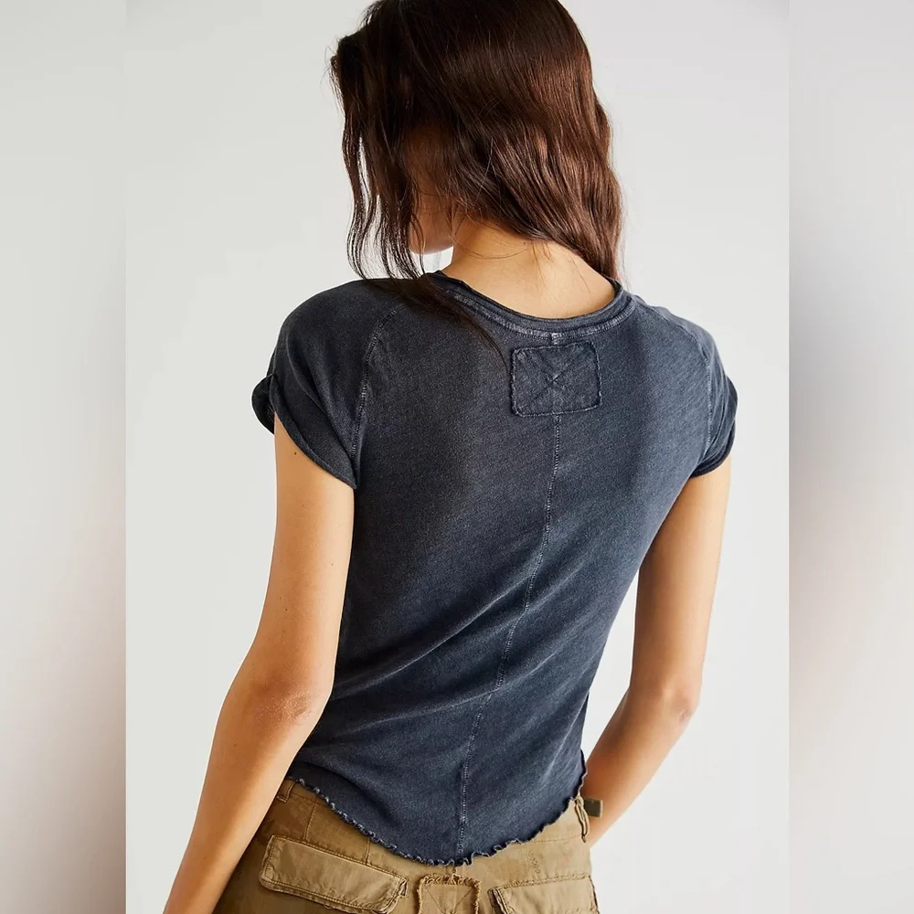 We The Free Be My Baby Tee NWT in black - Picture 2 of 9